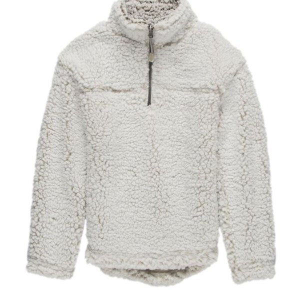 Stoic 1/4-Zip Cozy Fleece Pullover Boys‎ Ivory - Picture 2 of 8